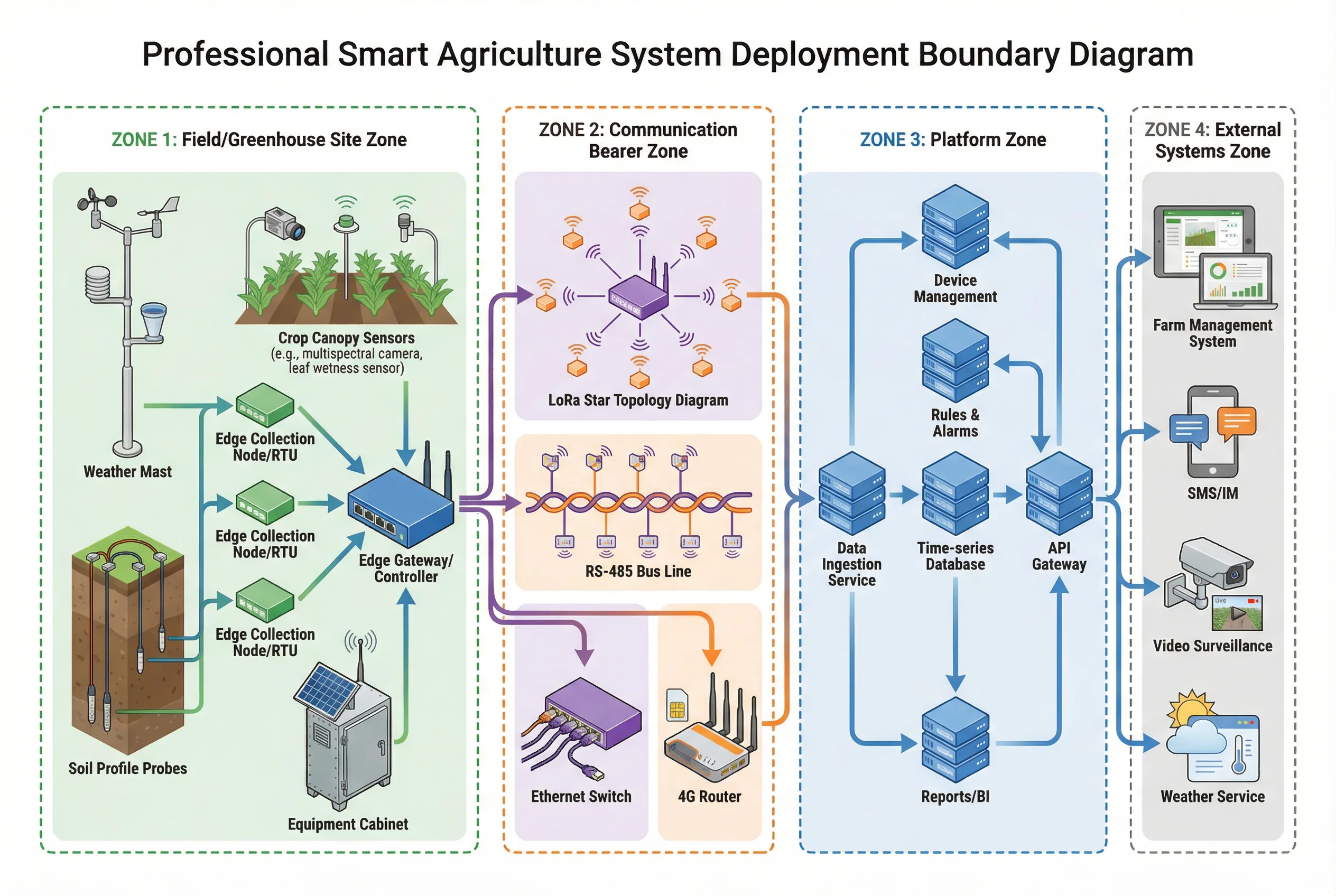 System Deployment Boundary Diagram