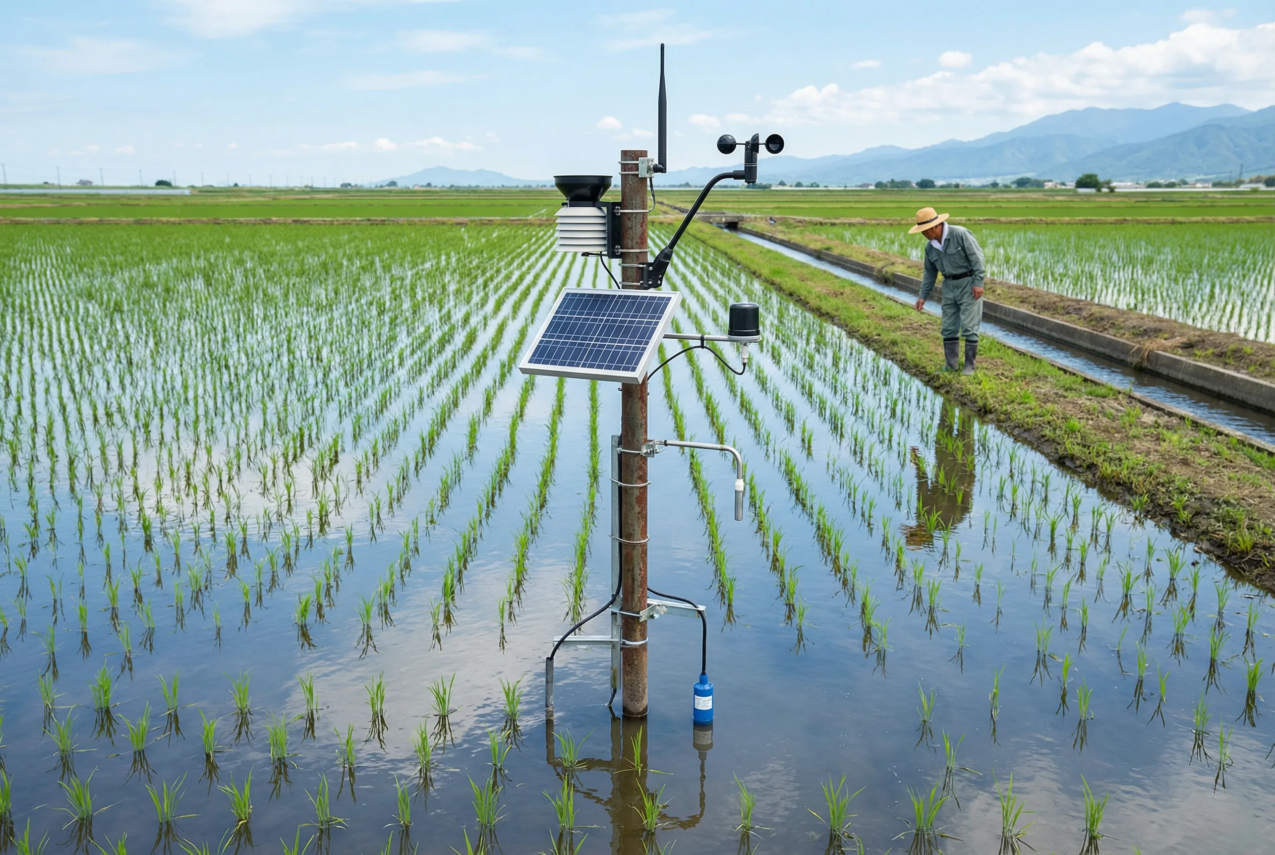 Rice Paddy Water Management Monitoring